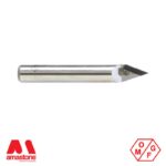 45° Polycrystalline V-Groove Router Bit for granite - OMGF