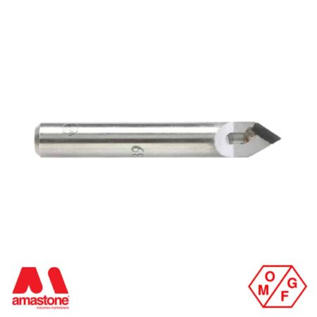 70° Polycrystalline V-Groove Router Bit for granite - OMGF