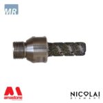 Electroplated finger bit - Marble - Nicolai