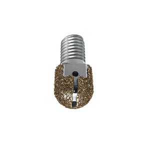 Round (ball nose) electroplated finger bit tip for marble - Diamar