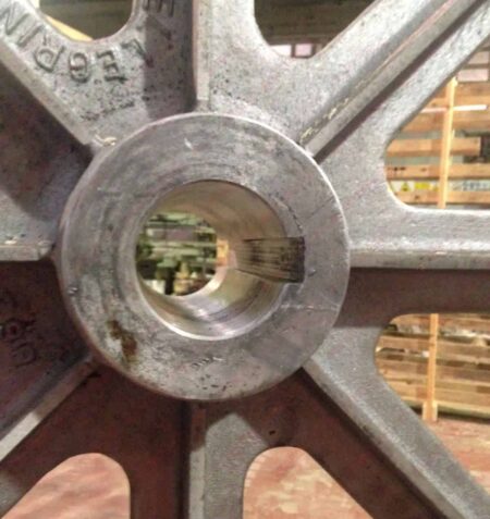 Pellegrini - Aluminium main flywheel 2000 mm for wire saw - Motor side flywheel 