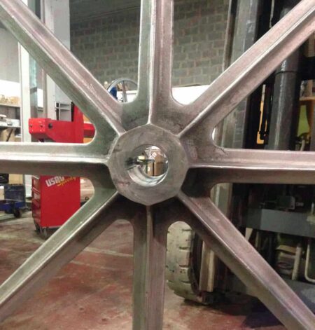 Pellegrini - Aluminium main flywheel 2000 mm for wire saw - Motor side flywheel 