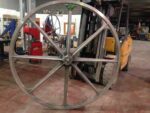 Pellegrini - Aluminium main flywheel 2000 mm for wire saw – Complete with rubber liner (1)