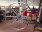 Pellegrini - Aluminium main flywheel 2000 mm for wire saw – Complete with rubber liner (1)