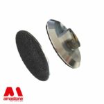 Aluminum backing pad with velcro D100 2