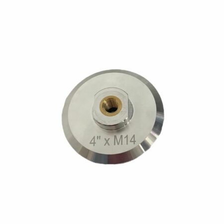 Aluminum backing pad with velcro Ø100