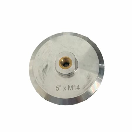 Aluminum backing pad with velcro Ø125