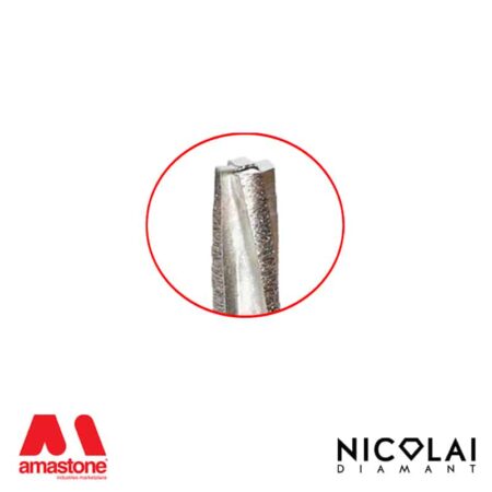 Segmented Conical Router Bit For Granite Nicolai 2