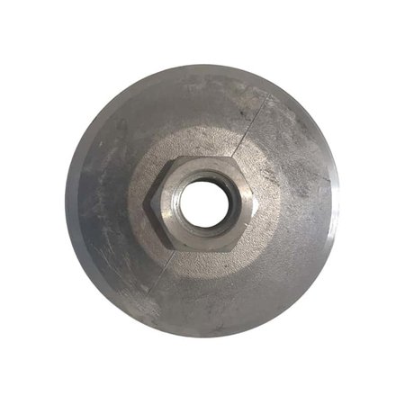 Backing pad snail fitting Dia.130 mm in aluminium