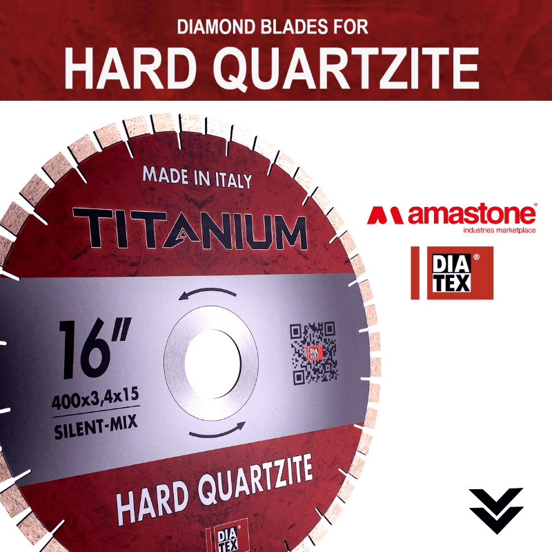 Saw Quartzite Cutting blade TITANIUM Diatex amastone®