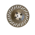 Electroplated ventilated pad for angle grinder - Diamar