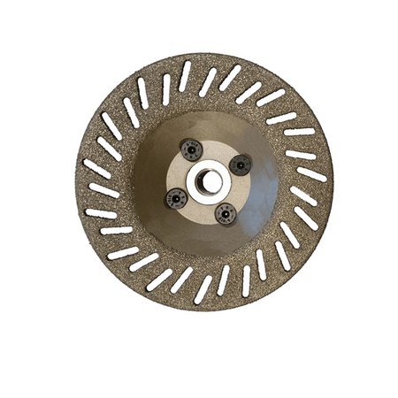 Electroplated ventilated pad for angle grinder - Diamar