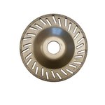 Electroplated ventilated pad for angle grinder - Diamar