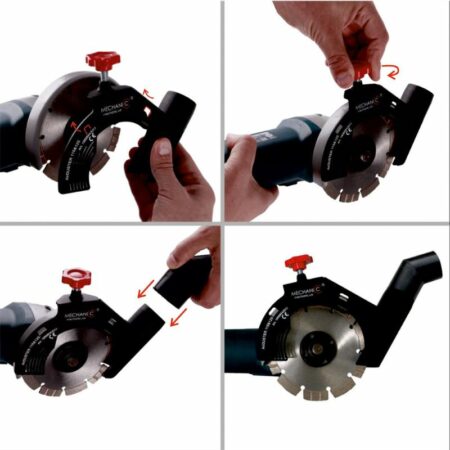 Angle grinder dust removal - AirDUSTER 115-125 Mechanic vacuum