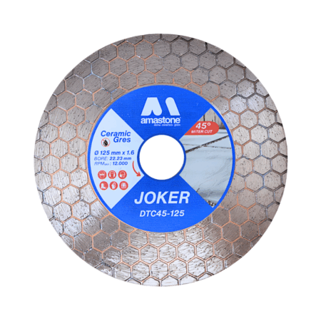 Joker Disque Diamant Pour Coupes Inclinees Pour Meuleuse Ø125mm Amastone