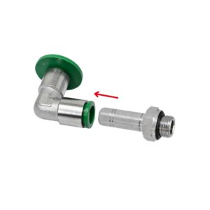 Kit Adaptateur + Raccord Coudé 45° Pour Distributeur Avec Poussoir Renforcé Amastone