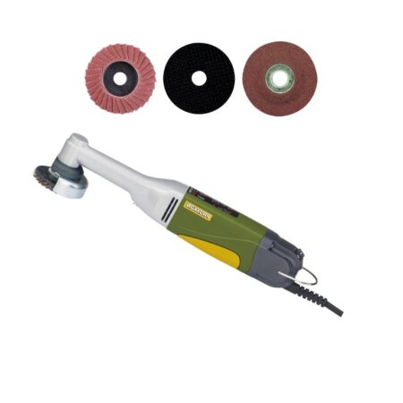 Meuleuse à Col Long Lhw Électrique 230 V Avec 3 Disques Inclus Proxxon