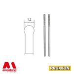 28230 Forets Diamantés Sphériques Ø1,2 Mm Tige 2.35 Mm 2pcs Proxxon