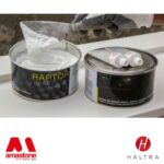 Application Du Mastic Raptor Avec Spatule Haltra