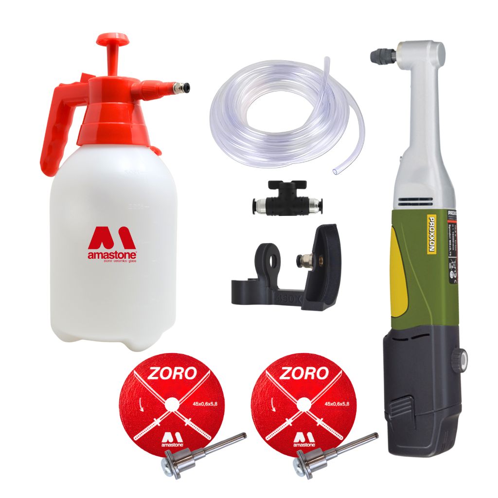 Kit Wetcut – Outils De Coupe à Eau Pour Mini Meuleuse Proxxon Lwb A Céramique Et Grès Cérame Kit Wetcut – Outils De Coupe à Eau Pour Mini Meuleuse Proxxon Lwb A Céramique Et Grès Cérame