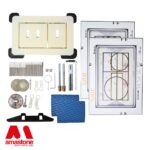 Plaque Revêtue Chasse Wc – Compatible Geberit Sigma, Delta Et Tece – Edplit
