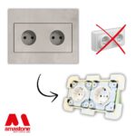 Prise Schuko Revêtue Encastrée