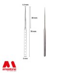 Foret Diamanté Électrodéposé Tige 3 Mm Pour Proxxon Lwb Usage à Sec Diamètre 1,5 Mm Amastone