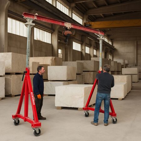 Grue à Portique Avec Treuil à Batterie 500 Kg Amastone Gpf