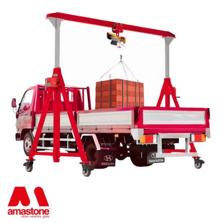 Grue à Portique Avec Treuil à Batterie Hauteur 3600 Mm Sur Camion Amastone