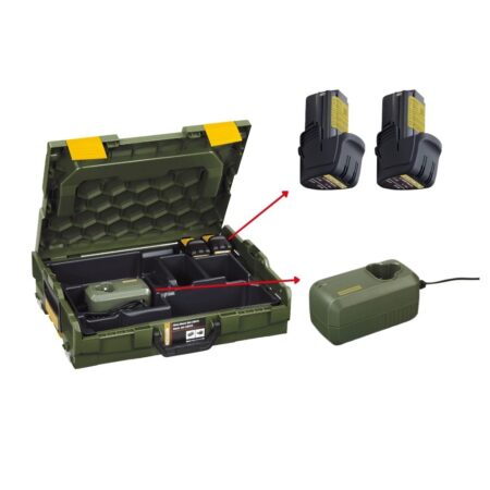 29900 Kit De Base Pour Outils Sans Fil Lbx A Avec 2 Batteries Et 1 Chargeur Proxxon