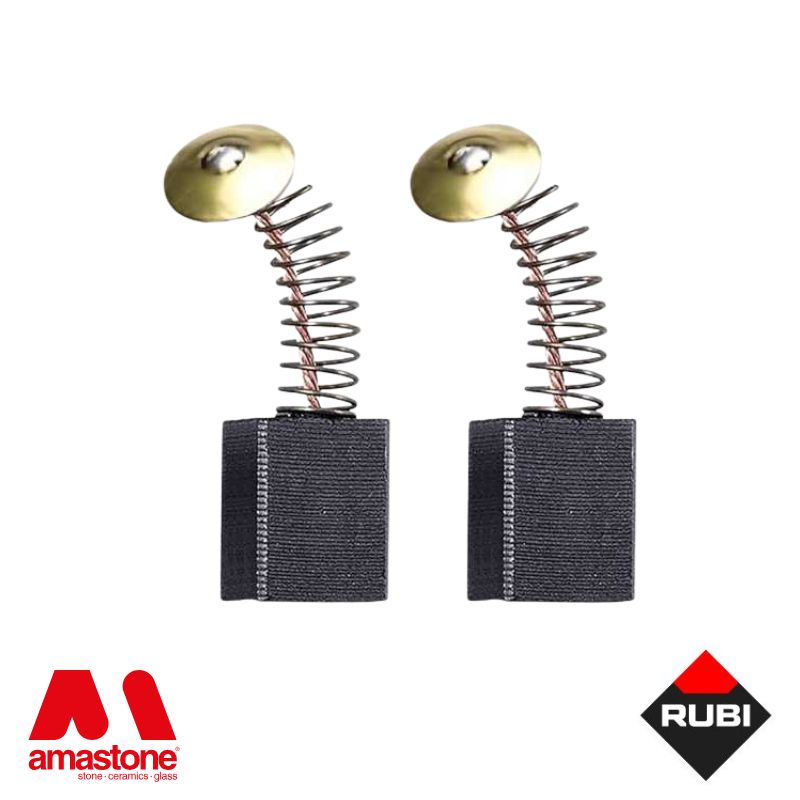 Balais De Charbon AMEG 7x11x16,5 Mm - Compatible Rubi Rubimix-7, Avec Déconnexion Automatique, Fabriqué En UE