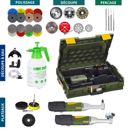 Superkit Mini Outils Proxxon Pour Céramique Gres Cerame Amastone