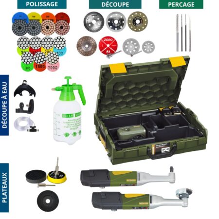 Superkit Le Travail Gres Cerame Mini Outils Proxxon