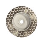 White Cup Meule Boisseau Diamantée – Filetage M14 – Ø100 Mm