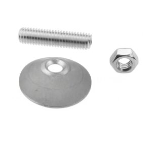 Kit De Fixation Pour Montage De Vasques Sous Plan Rondelle + Écrou + Goujon Fileté M6 X 20