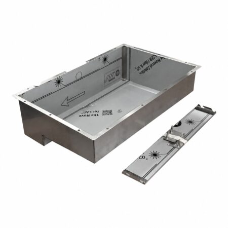 Vasque En Acier Inox Lavabo De Salle De Bain Prêt à Carreler Avec Trappe De Visite