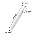 Foret Diamanté Zx Tige 2,4 Mm Diamètre 0,7 Mm Amastone