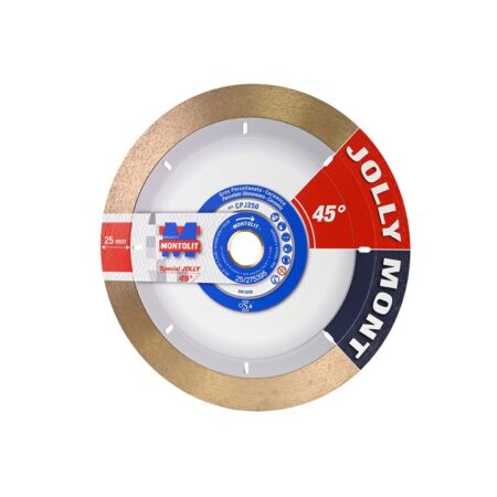 Cpj Jollymont – Disque Diamant Ø250 Mm Coupes Jolly à 45° – Montolit