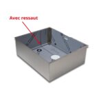 Évier En Acier Inox Cuisine Avec Ressaut