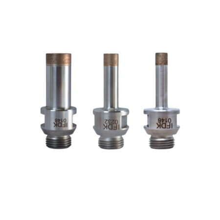 Foret à Couronne Continue Pour Dekton Et Dalles Céramiques M14 + 1 2 Gas