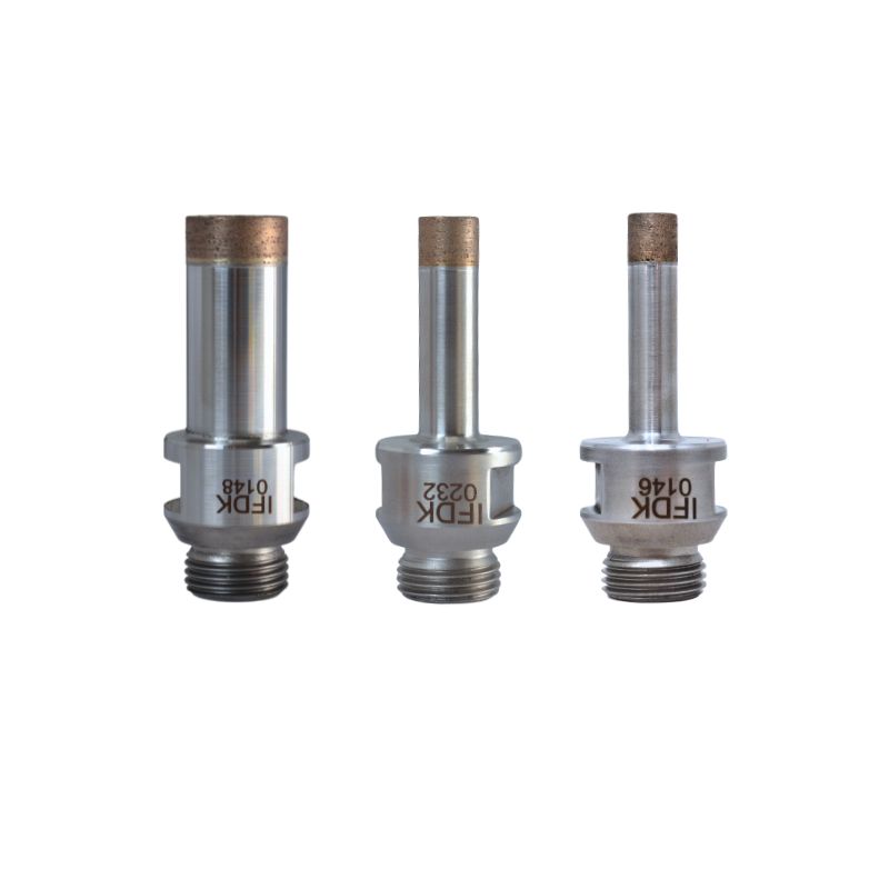 Foret à Couronne Continue Pour Dekton Et Dalles Céramiques M14 + 1 2 Gas Foret à Couronne Continue Pour Dekton Et Dalles Céramiques M14 + 1 2 Gas