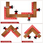 Équerres D’angle à 90° En Alliage D’aluminium Set De 4