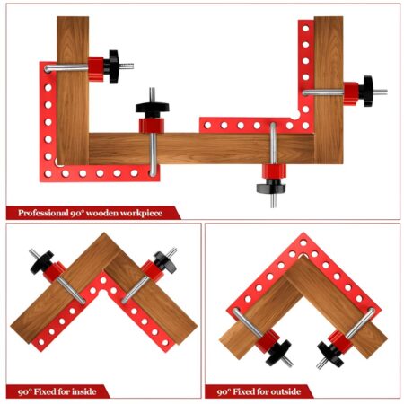 Équerres D’angle à 90° En Alliage D’aluminium Set De 4