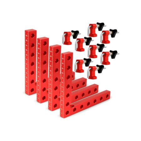 Équerres D’angle à 90° En Alliage D’aluminium – Set De 4, 14 × 14 Cm