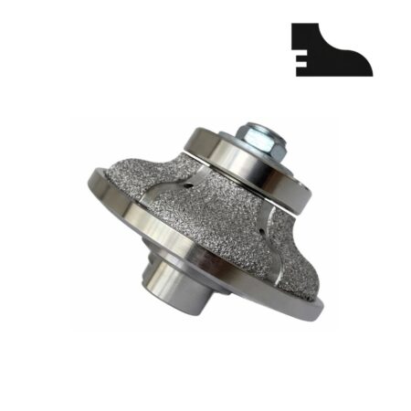 Meule Profilo F Ogee Universelle Brasée Sous Vide Pour Meuleuse D’angle