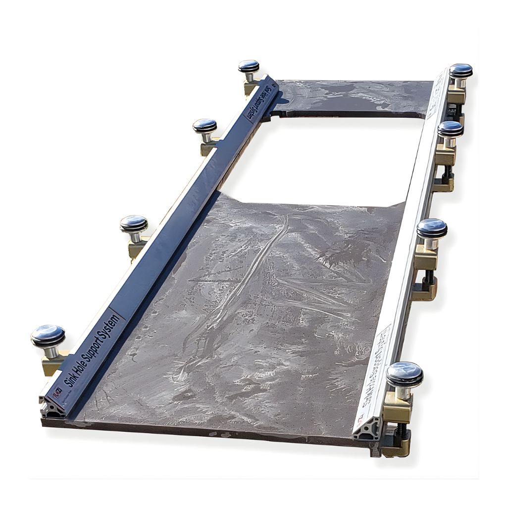 Système De Renfort Pour Dalles Avec Découpe évier Barres En Aluminium Système De Renfort Pour Dalles Avec Découpe évier Barres En Aluminium