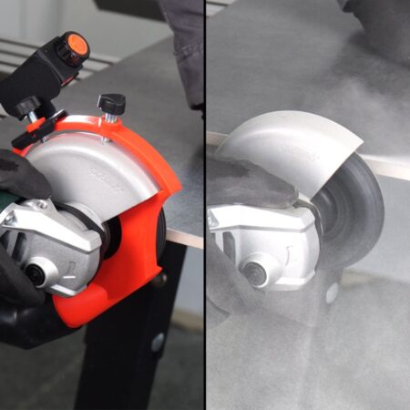 Edgeduster Capot D’aspiration Des Poussières Pour Meules Boisseau – Travail Du Bord Profil Meuleuse D’angle