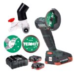 Kit76 Meuleuse, Disques Et Guide Pour Coupes Droites Et à 45° Ceramique