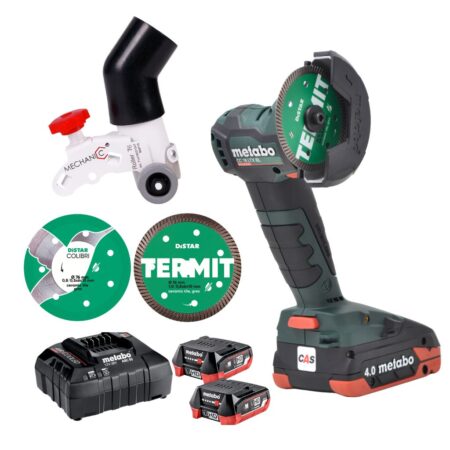 Kit76 Meuleuse, Disques Et Guide Pour Coupes Droites Et à 45° Ceramique