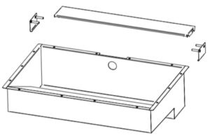 Vasque En Acier Inox Lavabo De Salle De Bain Version Standard